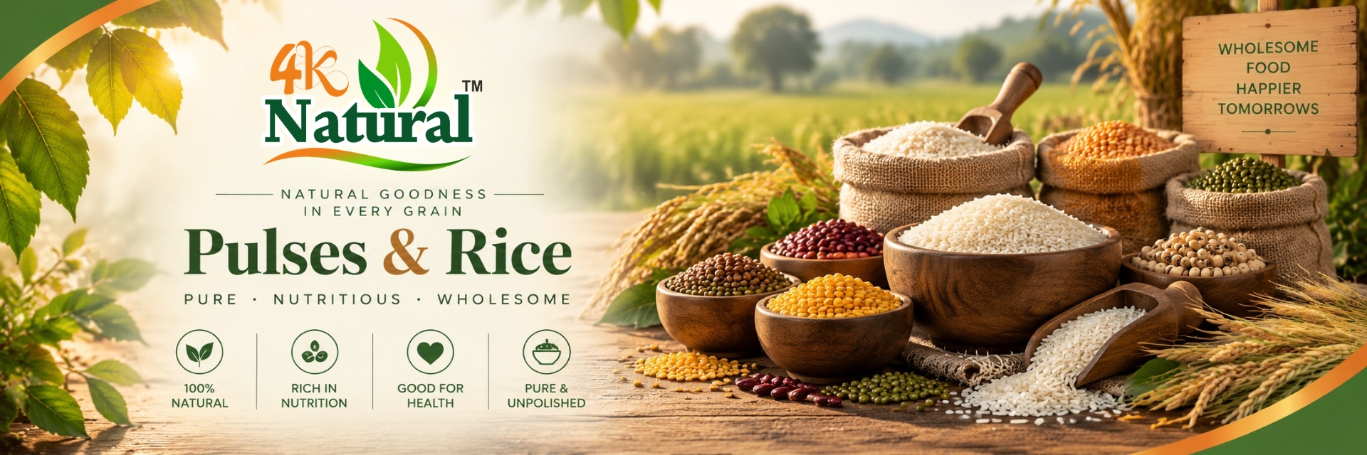 Pulses & Rice banner